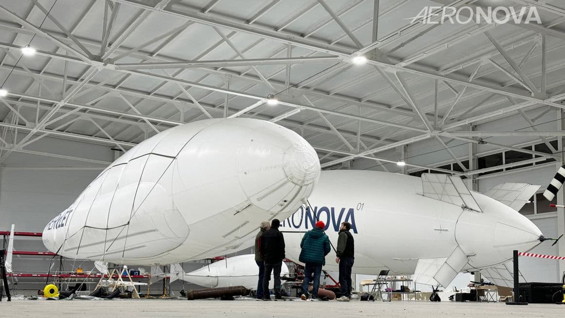 The NOVA-01 airship has been fully restored following a series of tests